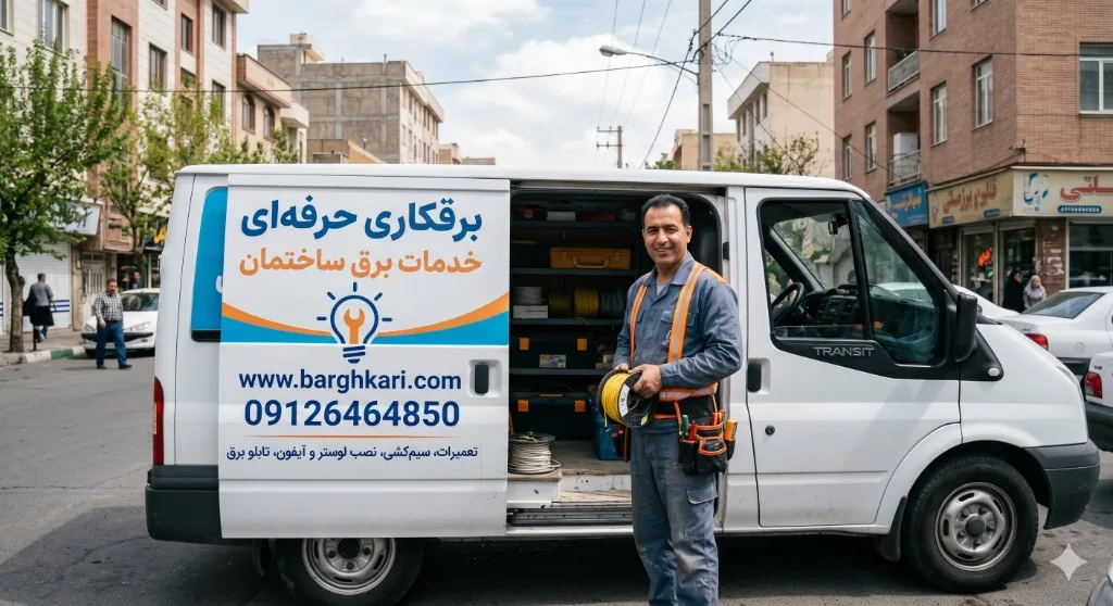 خودروی سرویس برقکاری و اعزام در تهران